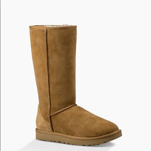 Authentic Uggs Classic Tall Chestnut Boot Size 8 - Picture 1 of 7